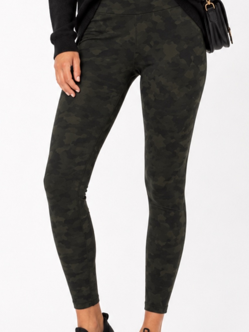 MATTY M Dark Camouflage Leggings EUC